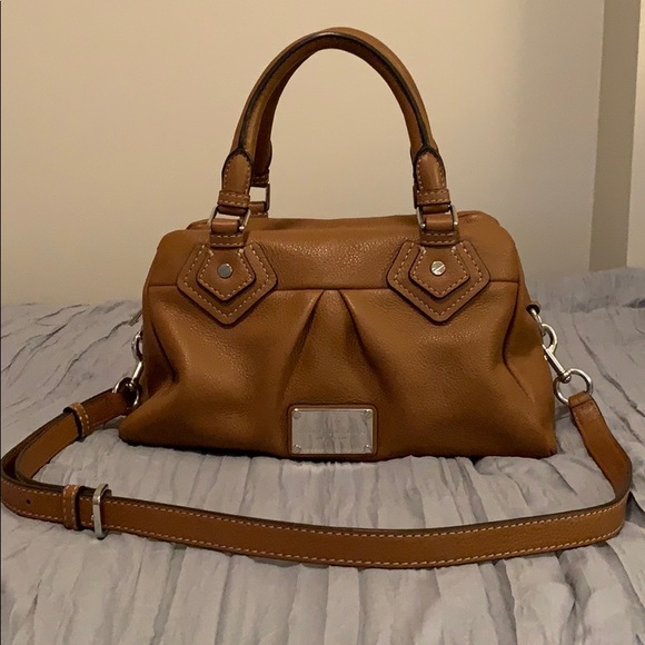 MARC JACOBS cognac leather handbag - Picture 3 of 8